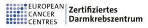 Logo der European Cancer Centres "Zertifiziertes Darmkrebszentrum"