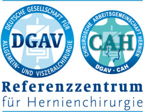 Logo des DGAV "Referenzzentrum für Hernienchirurgie"